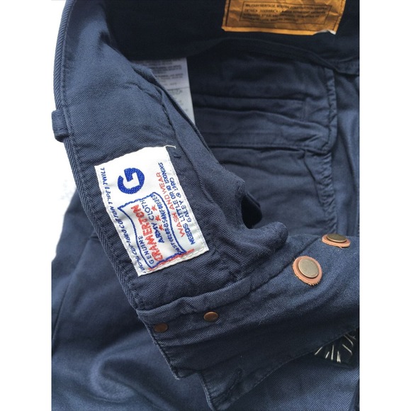 RARE Mens Dockers 29x34 Army Military Cramerton K-1 Khaki Pants Patch Work - Picture 12 of 16